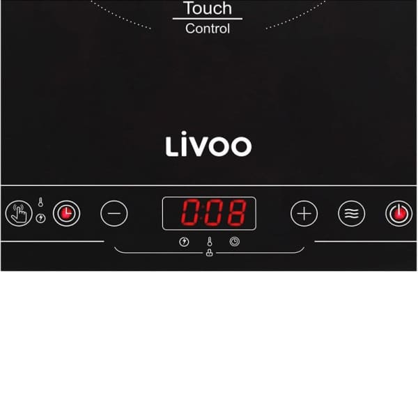 Plaque à Induction Simple LIVOO 2000W- 1 Foyer Noir (DOC235) Plaque à Induction Simple LIVOO 2000W- 1 Foyer Noir (DOC235)